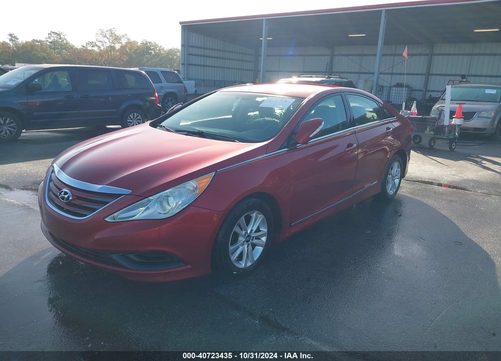 2014 HYUNDAI SONATA GLS VIN: 5NPEB4AC9EH906724