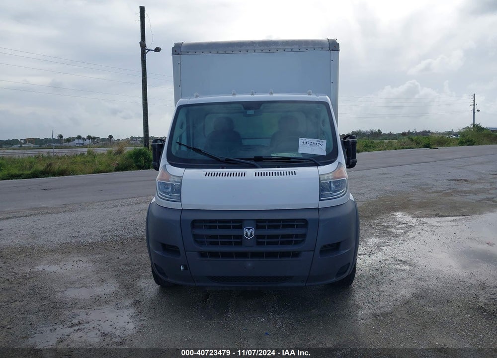 2018 RAM PROMASTER 3500 CAB LOW ROOF VIN: 3C7WRVFG8JE161998
