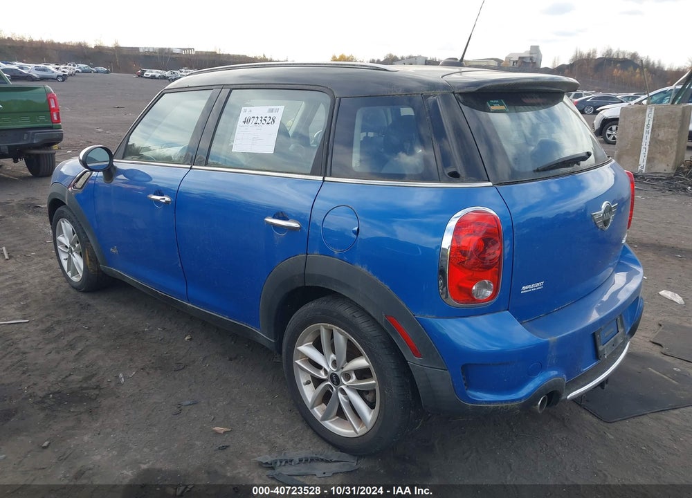 2011 MINI COOPER S COUNTRYMAN VIN: WMWZC5C52BWL53730