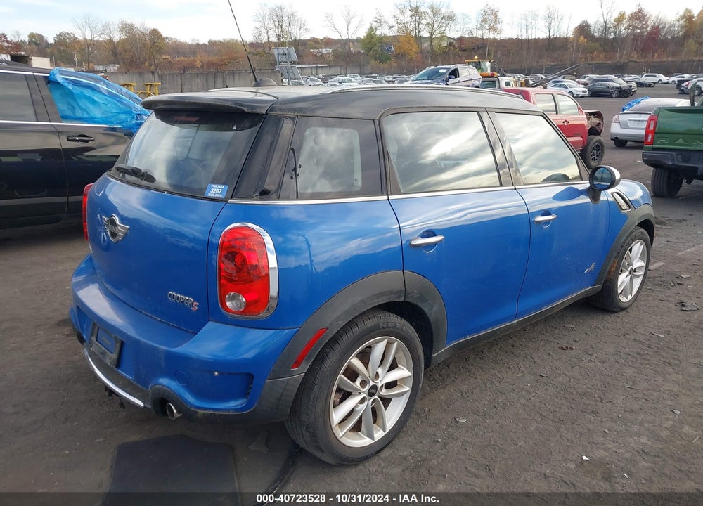 2011 MINI COOPER S COUNTRYMAN VIN: WMWZC5C52BWL53730