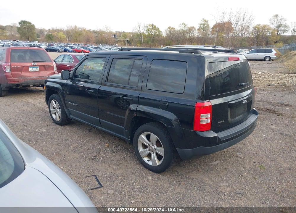 2013 JEEP PATRIOT LATITUDE VIN: 1C4NJPFB6DD205518