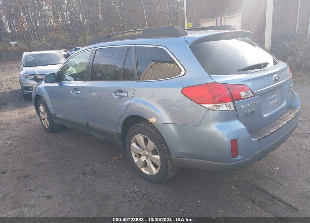 2011 SUBARU OUTBACK 2.5I PREMIUM VIN: 4S4BRBCC7B1416006