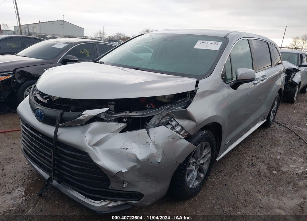 2021 TOYOTA SIENNA LE VIN: 5TDKSKFC7MS021673