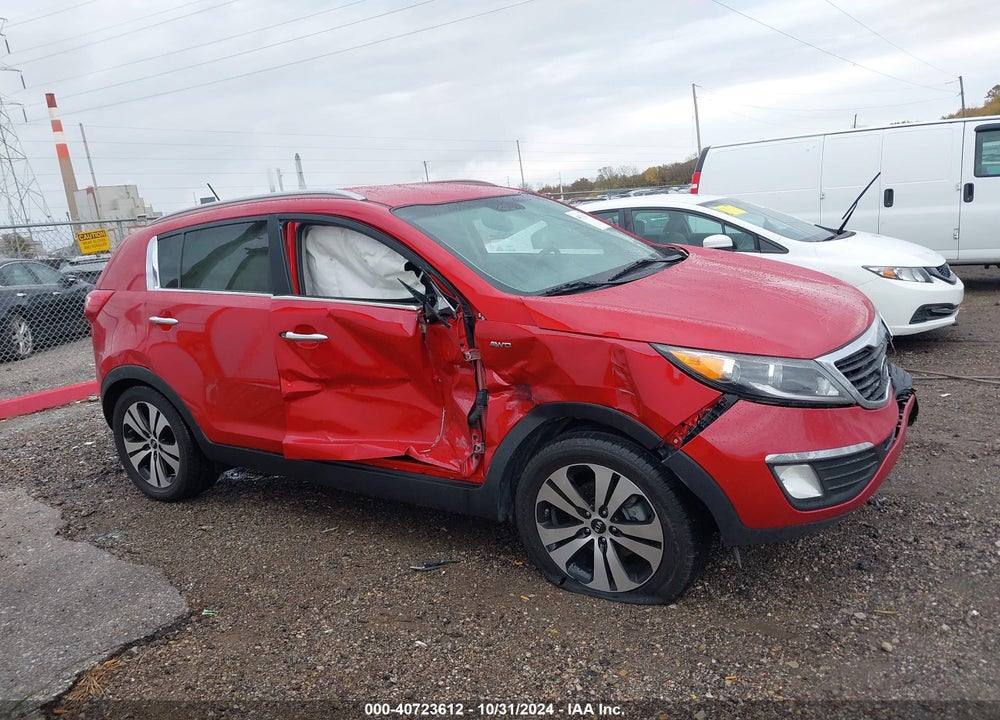 2013 KIA SPORTAGE EX VIN: KNDPCCA24D7458256