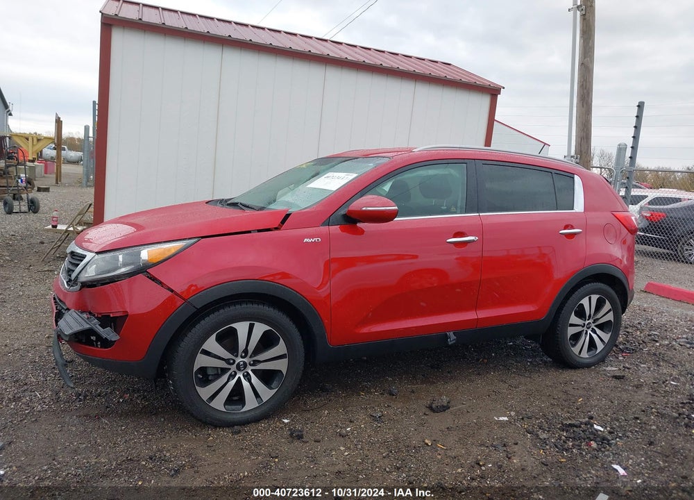 2013 KIA SPORTAGE EX VIN: KNDPCCA24D7458256