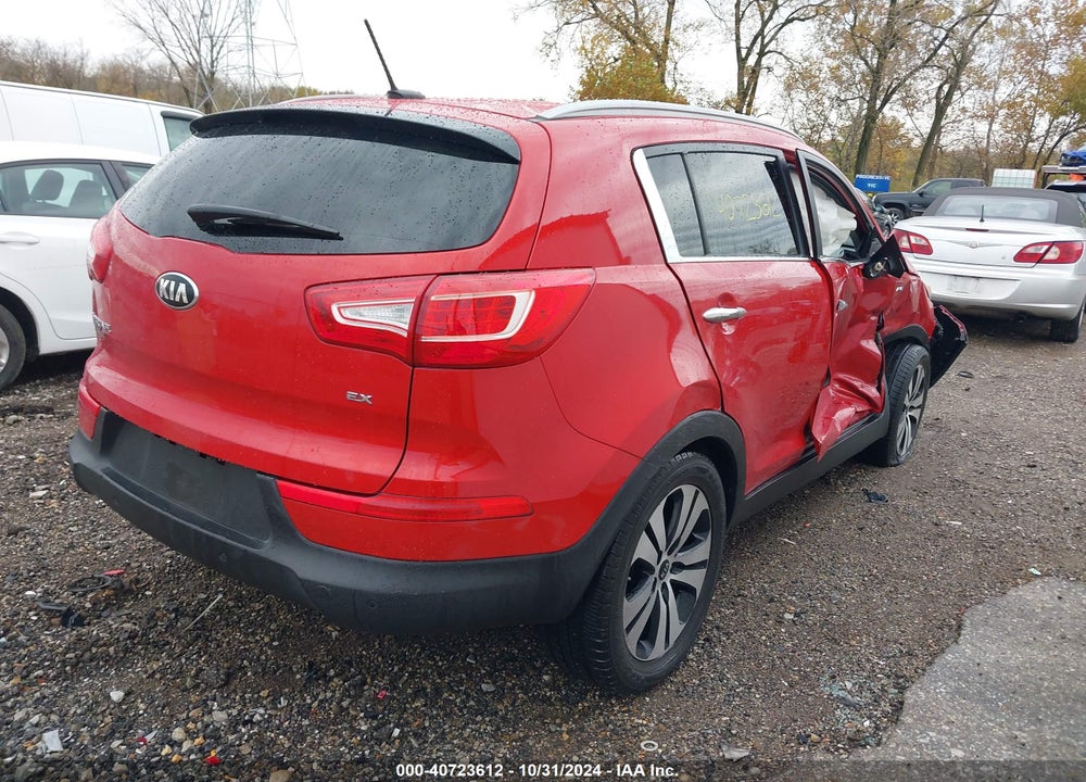 2013 KIA SPORTAGE EX VIN: KNDPCCA24D7458256