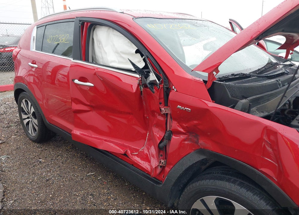2013 KIA SPORTAGE EX VIN: KNDPCCA24D7458256