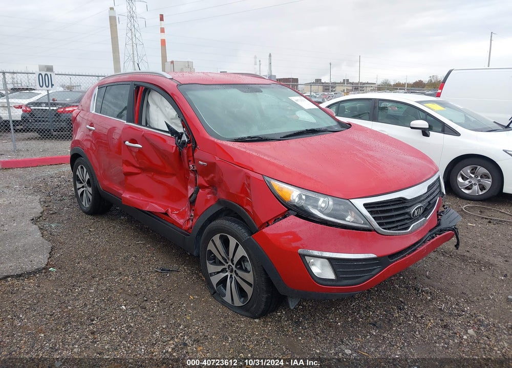 2013 KIA SPORTAGE EX VIN: KNDPCCA24D7458256