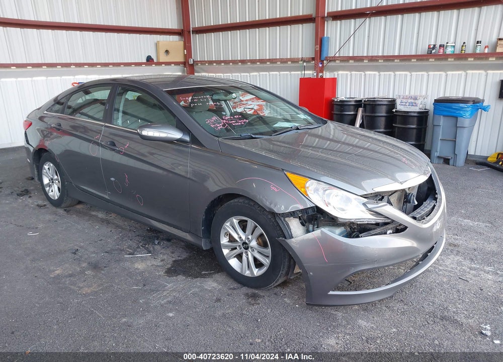 2014 HYUNDAI SONATA GLS VIN: 5NPEB4ACXEH922091