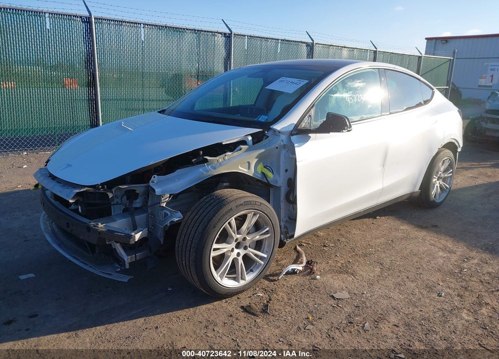 2021 TESLA MODEL Y LONG RANGE DUAL MOTOR ALL-WHEEL DRIVE VIN: 5YJYGDEEXMF098665