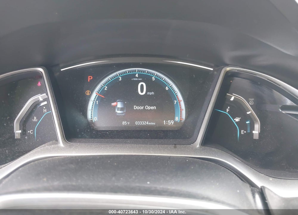 2018 HONDA CIVIC EX VIN: 19XFC2F72JE208357