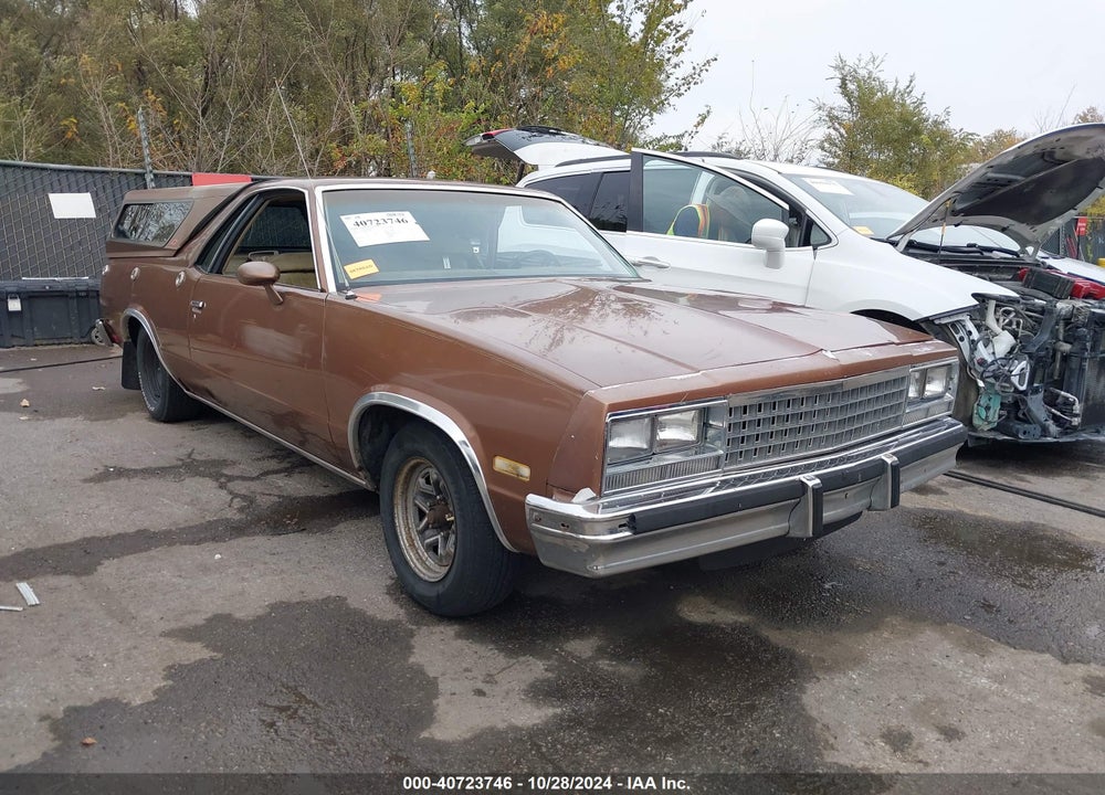 1985 CHEVROLET EL CAMINO VIN: 3GCCW80H9FS904253