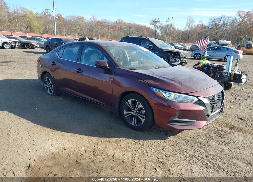 2020 NISSAN SENTRA SV XTRONIC CVT VIN: 3N1AB8CV9LY287257