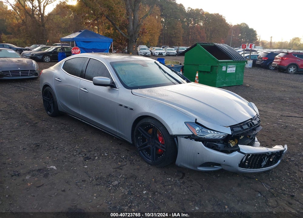 2014 MASERATI GHIBLI S Q4 VIN: ZAM57RTA1E1083414