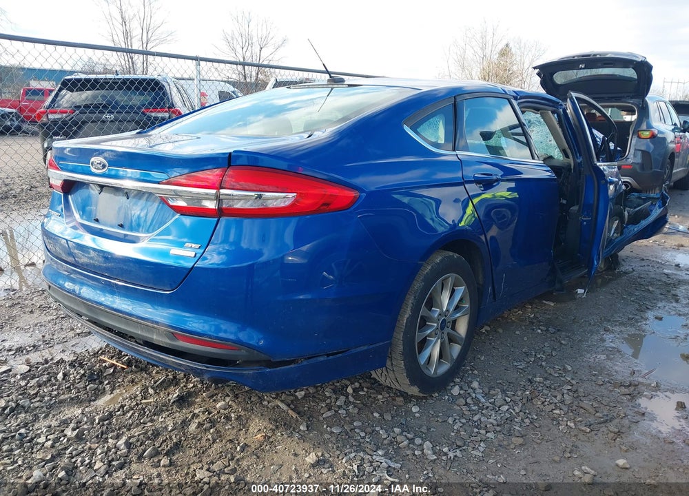 2017 FORD FUSION SE VIN: 3FA6P0HDXHR333806
