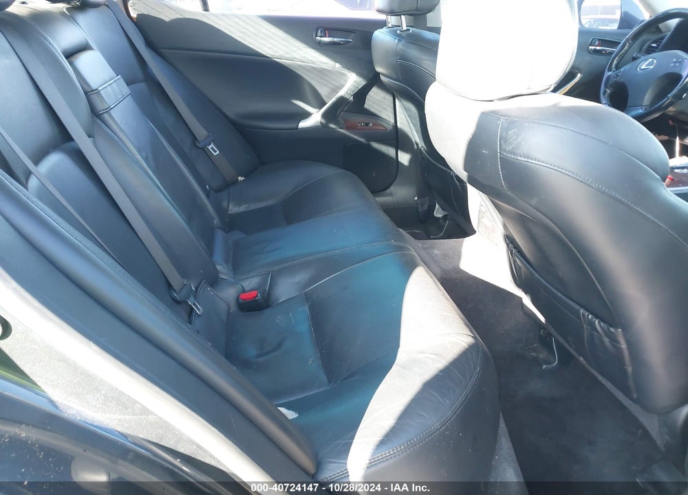 2008 LEXUS IS 250 VIN: JTHBK262085069310