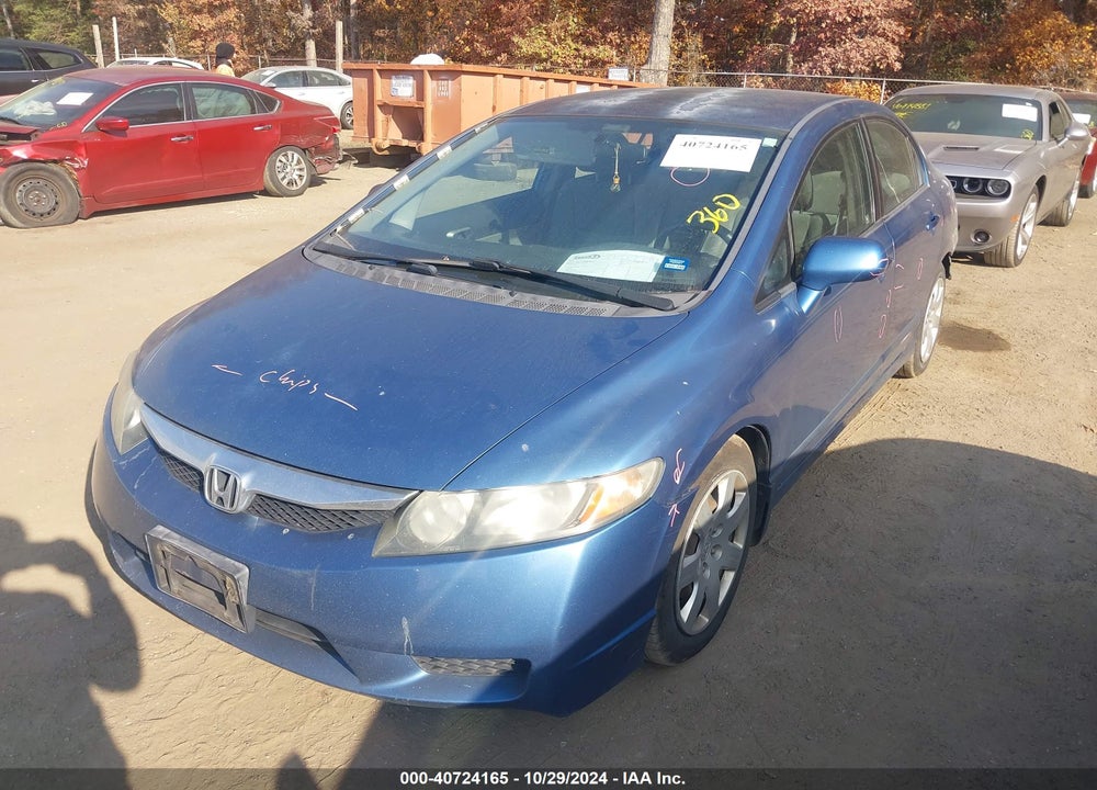 2010 HONDA CIVIC LX VIN: 2HGFA1F51AH571446