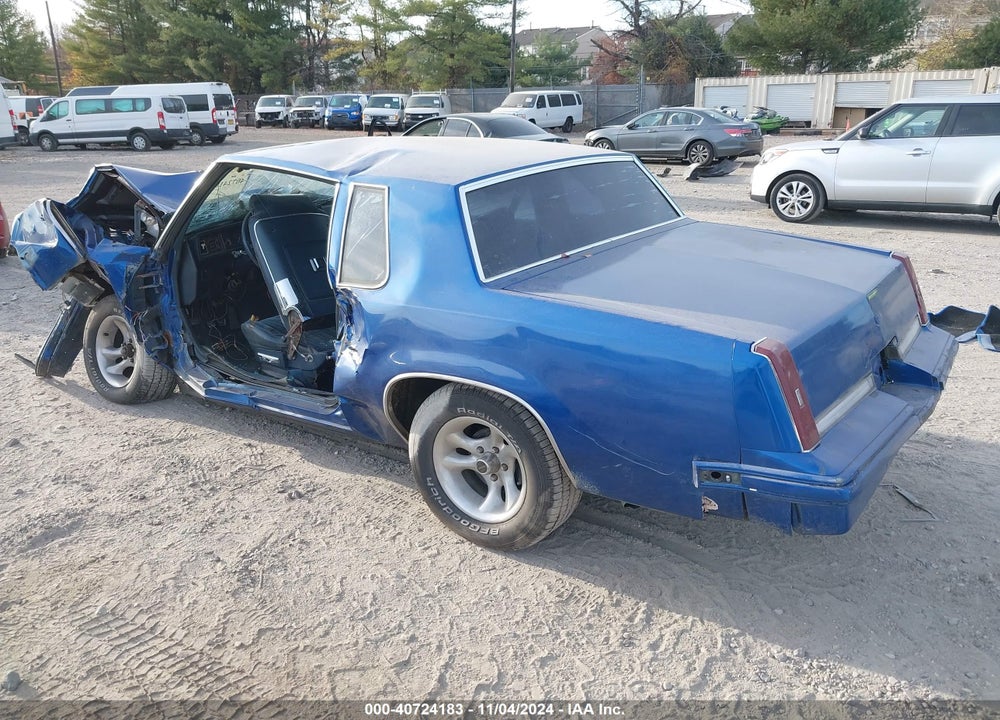 1985 OLDSMOBILE CUTLASS SALON VIN: 2G3GK47A2F2310320