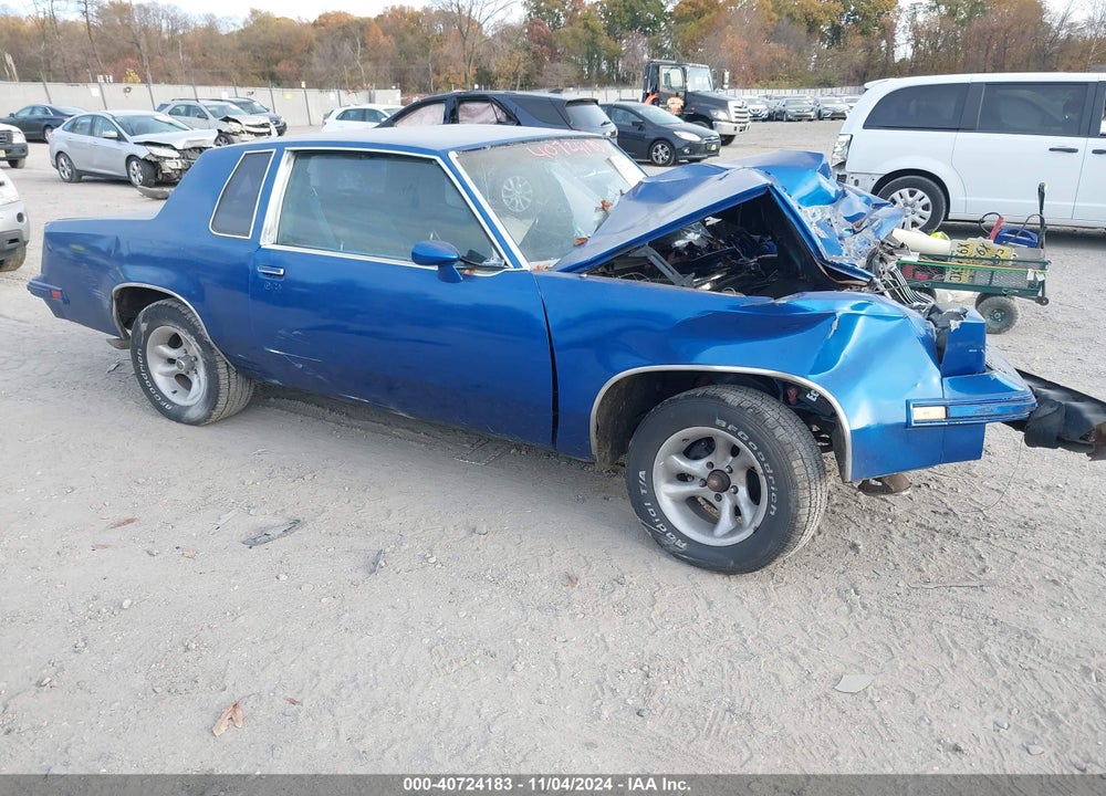 1985 OLDSMOBILE CUTLASS SALON VIN: 2G3GK47A2F2310320