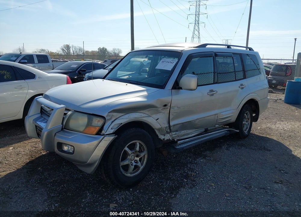 2002 MITSUBISHI MONTERO LIMITED VIN: JA4MW51R12J002163