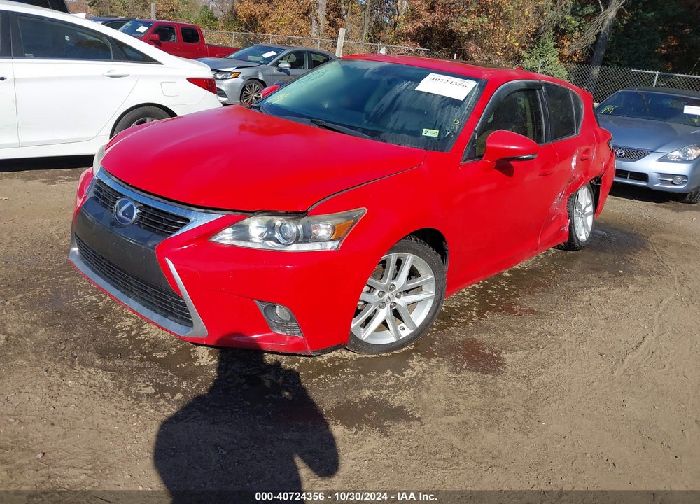 2014 LEXUS CT 200H VIN: JTHKD5BH9E2178691