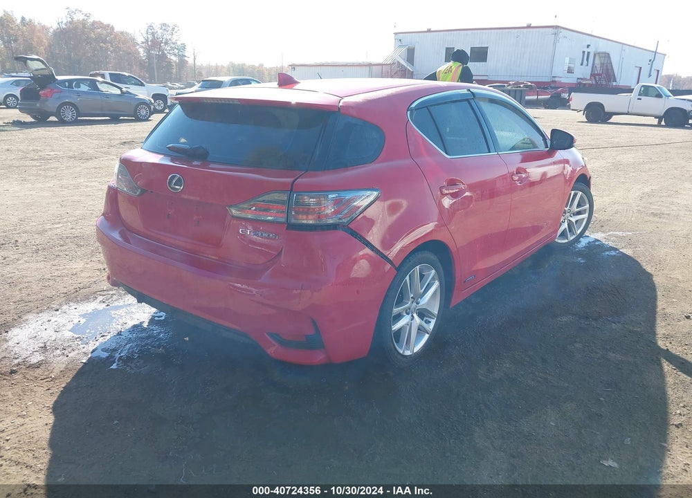 2014 LEXUS CT 200H VIN: JTHKD5BH9E2178691