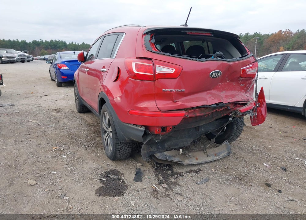 2013 KIA SPORTAGE EX VIN: KNDPCCA28D7431013