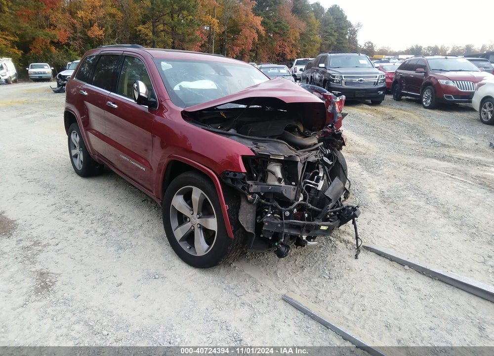 2014 JEEP GRAND CHEROKEE OVERLAND VIN: 1C4RJFCG3EC437450