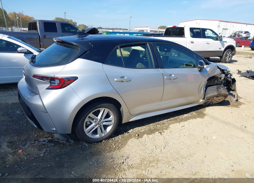 2022 TOYOTA COROLLA SE VIN: JTND4MBE9N3169506