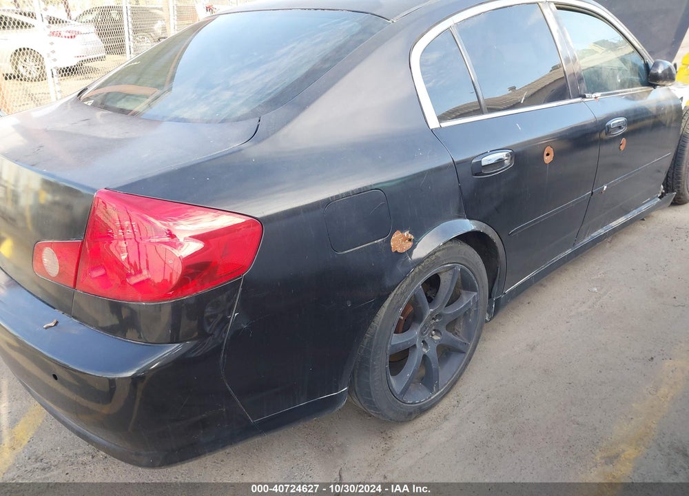 2006 INFINITI G35 VIN: JNKCV51E36M506380