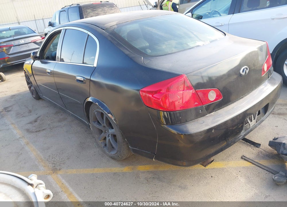 2006 INFINITI G35 VIN: JNKCV51E36M506380