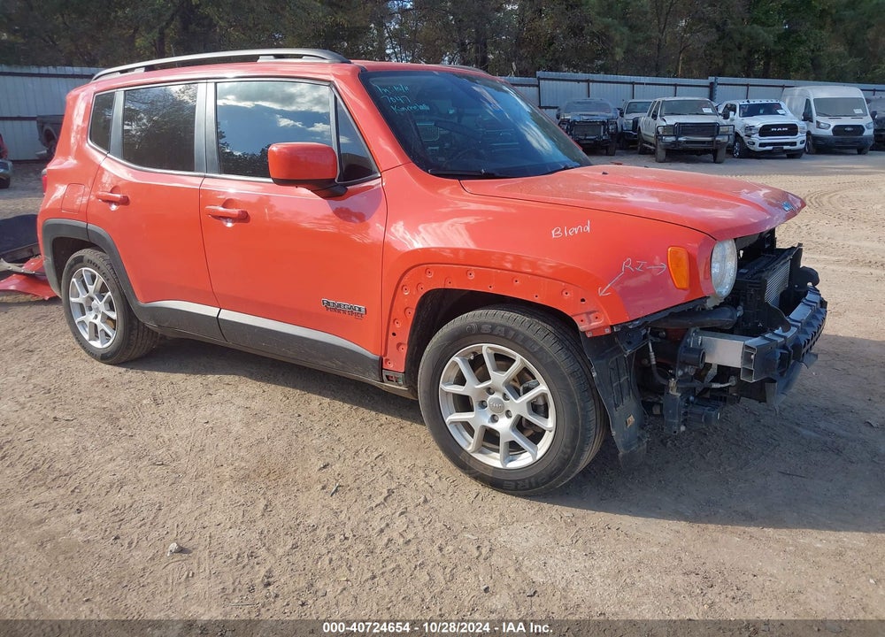 2019 JEEP RENEGADE LATITUDE FWD VIN: ZACNJABB9KPJ84503