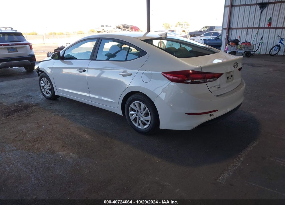 2017 HYUNDAI ELANTRA SE VIN: 5NPD74LF7HH159939