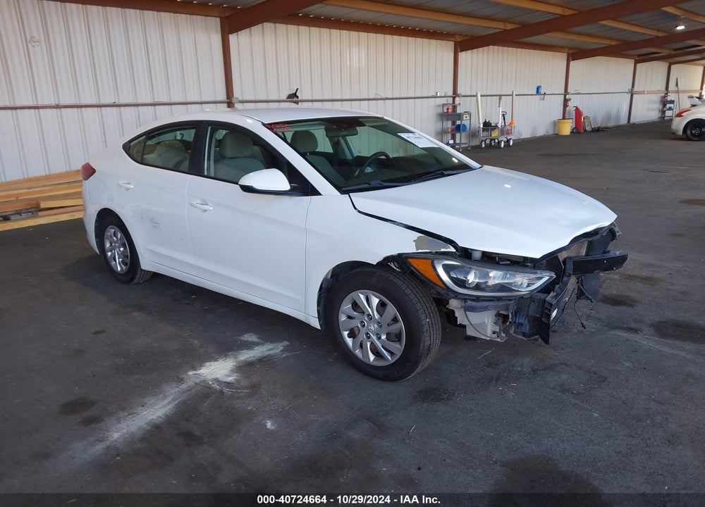 2017 HYUNDAI ELANTRA SE VIN: 5NPD74LF7HH159939