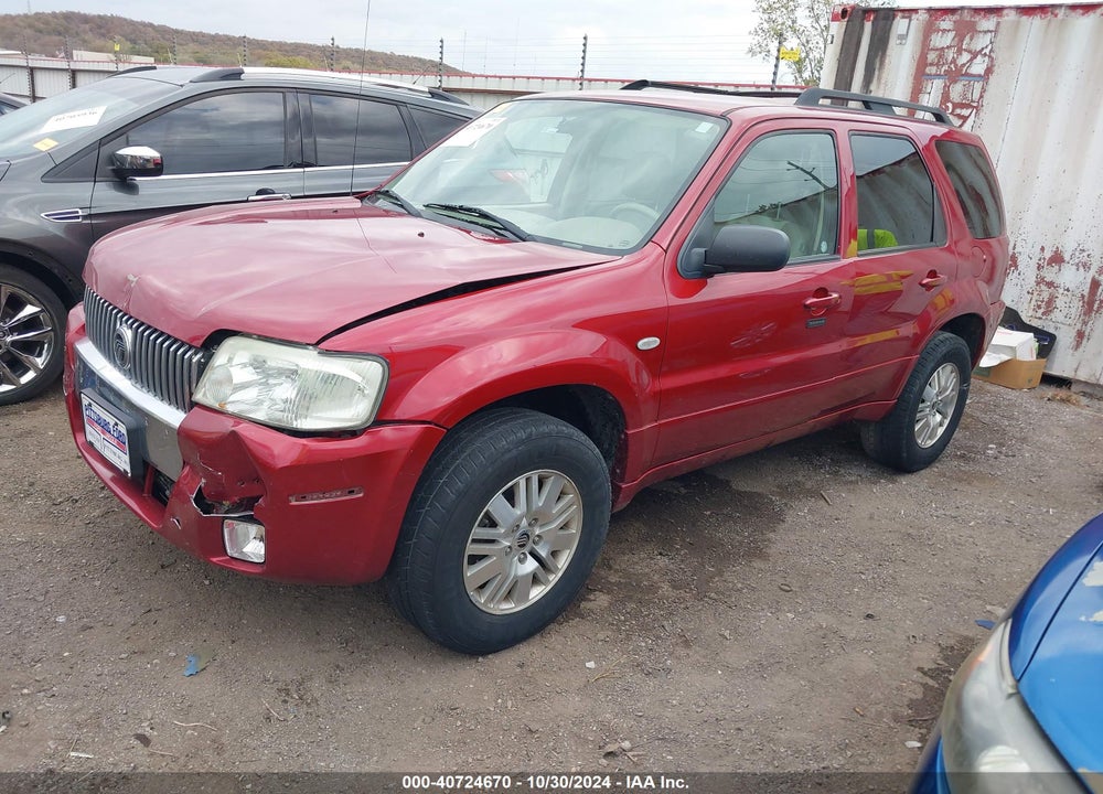 2006 MERCURY MARINER LUXURY/PREMIER VIN: 4M2CU57146DJ05214