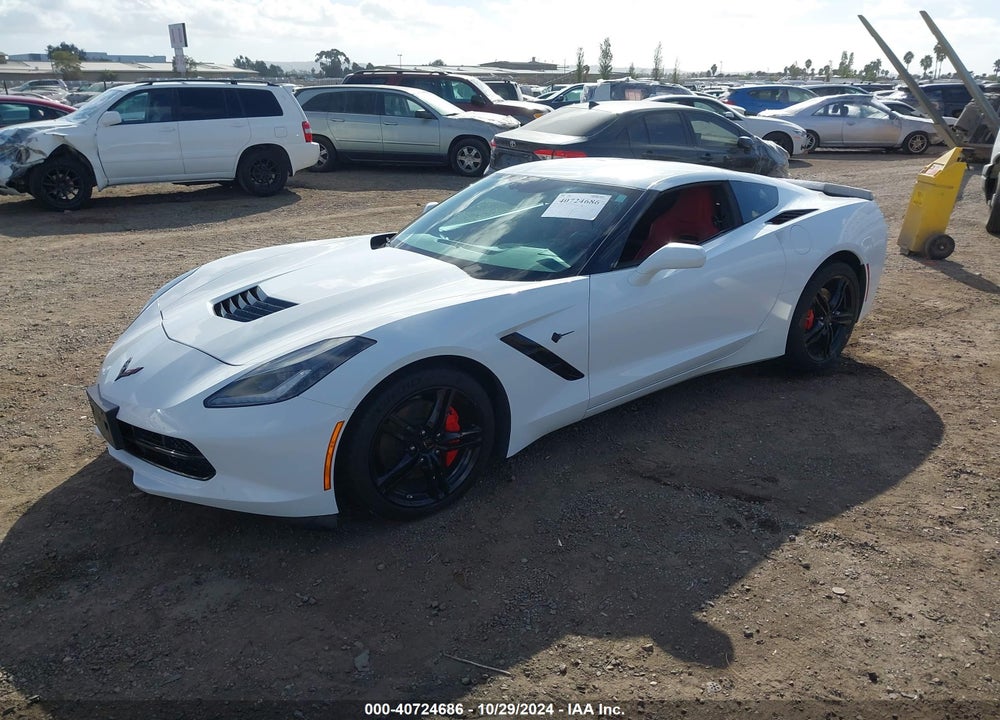 2016 CHEVROLET CORVETTE STINGRAY VIN: 1G1YB2D7XG5105389