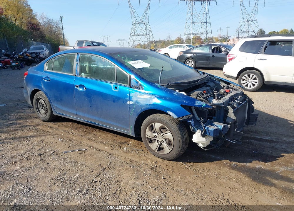 2013 HONDA CIVIC LX VIN: 2HGFB2F59DH603390