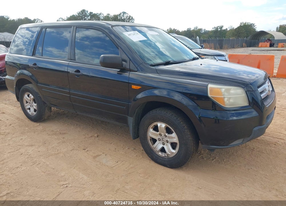2006 HONDA PILOT LX VIN: 5FNYF28156B044791