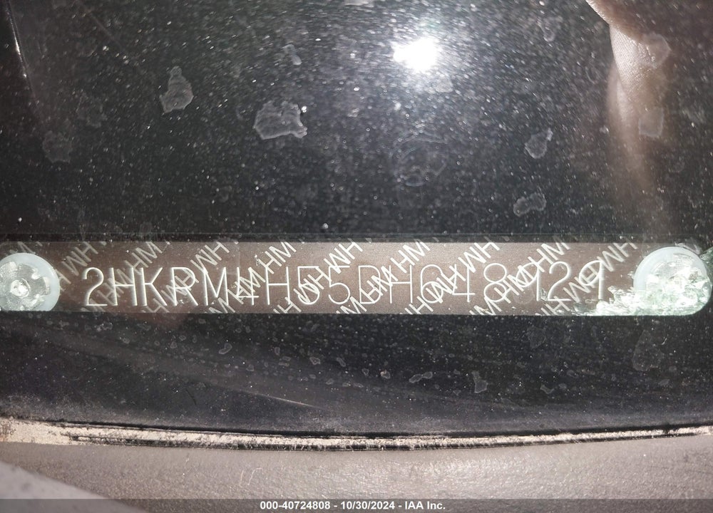 2013 HONDA CR-V EX VIN: 2HKRM4H55DH648929