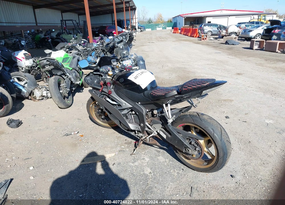 2009 YAMAHA YZFR6 VIN: JYARJ16E69A014663