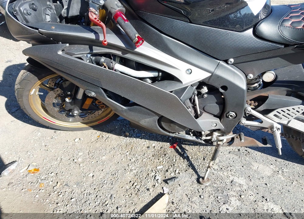 2009 YAMAHA YZFR6 VIN: JYARJ16E69A014663