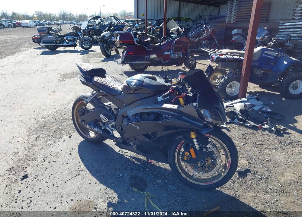 2009 YAMAHA YZFR6 VIN: JYARJ16E69A014663