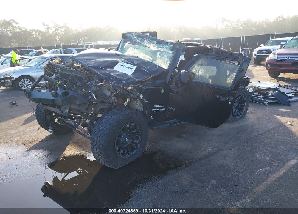 2014 JEEP WRANGLER UNLIMITED SPORT VIN: 1C4BJWDG7EL119878