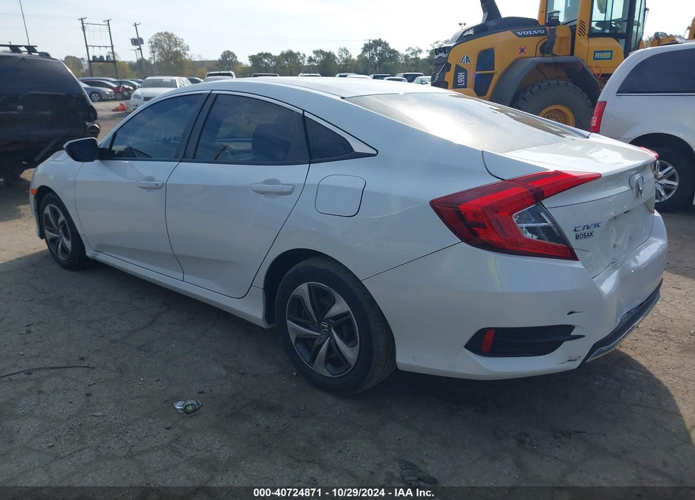 2019 HONDA CIVIC LX VIN: 19XFC2F62KE015571