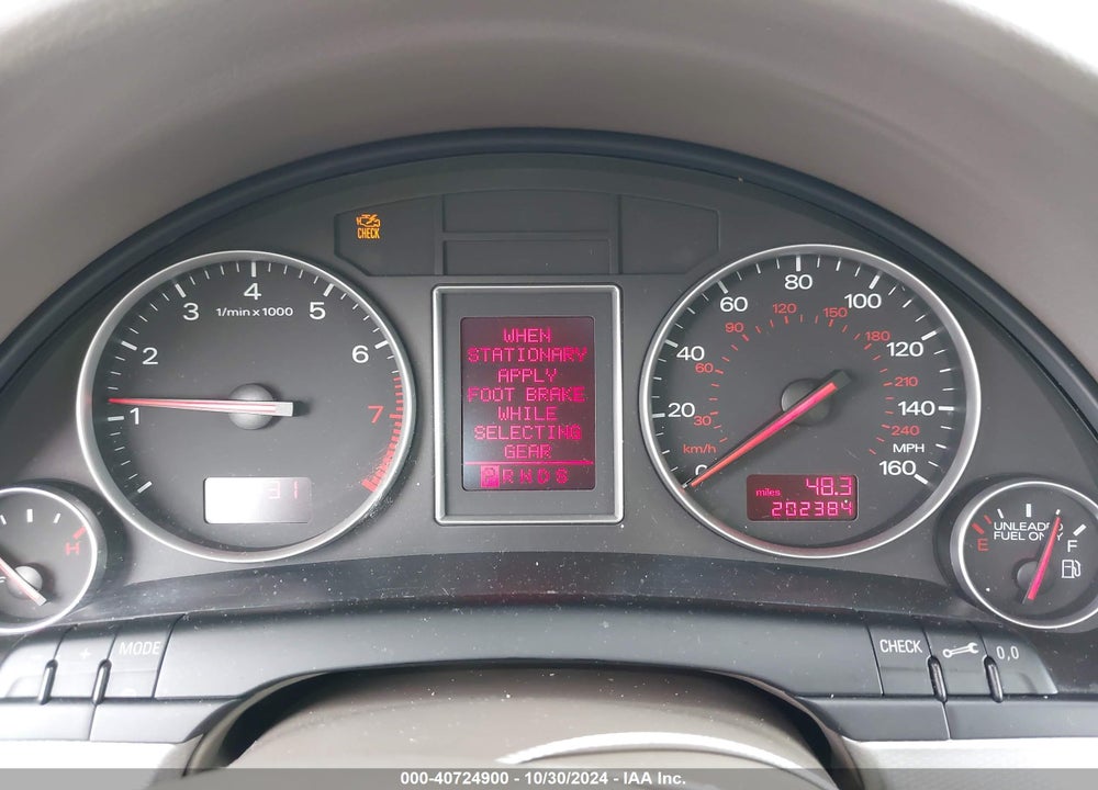 2002 AUDI A4 1.8T VIN: WAULC68E22A298911