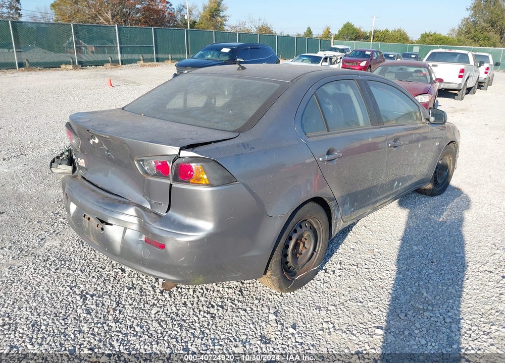 2012 MITSUBISHI LANCER ES VIN: JA32U2FU2CU021656