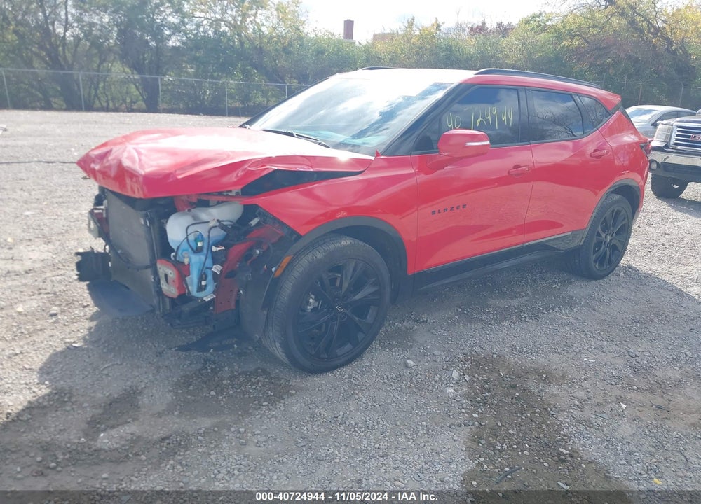 2022 CHEVROLET BLAZER FWD RS VIN: 3GNKBERS7NS119515