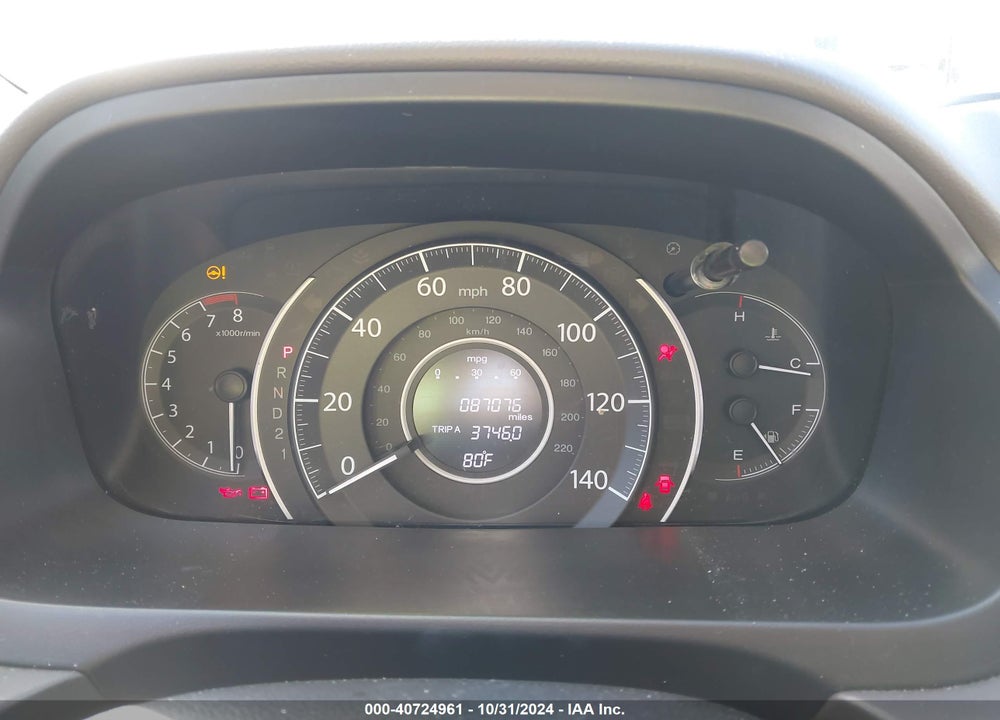 2014 HONDA CR-V EX-L VIN: 5J6RM4H74EL096607
