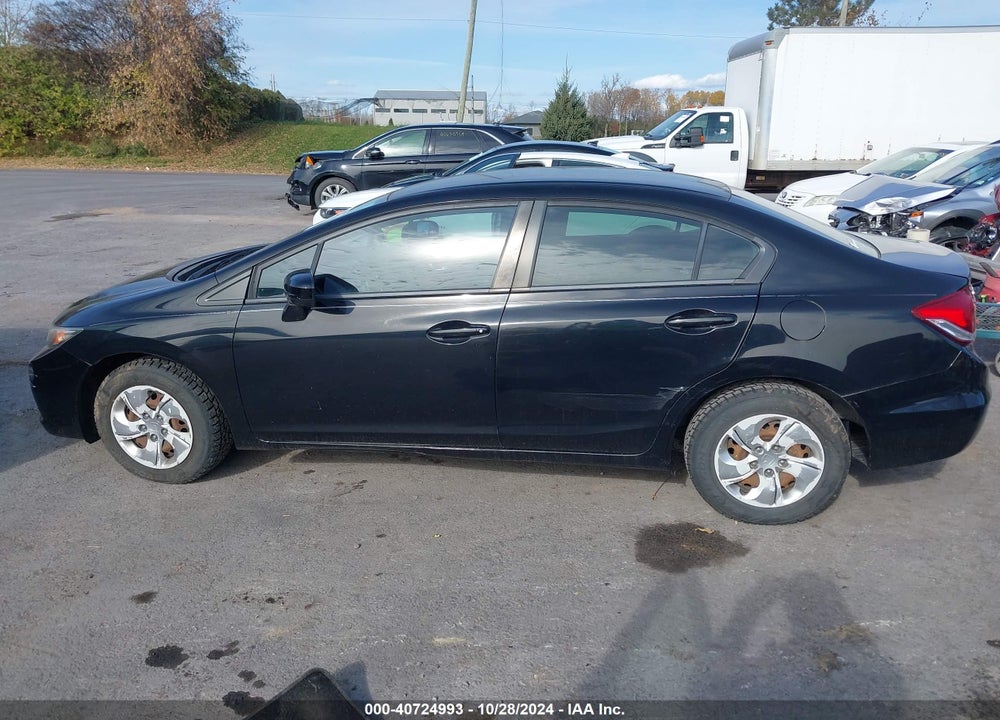 2014 HONDA CIVIC LX VIN: 2HGFB2F5XEH515451