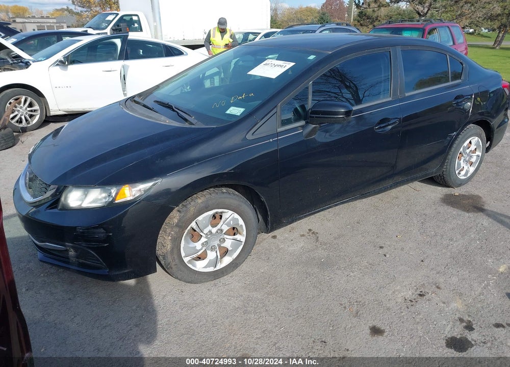 2014 HONDA CIVIC LX VIN: 2HGFB2F5XEH515451